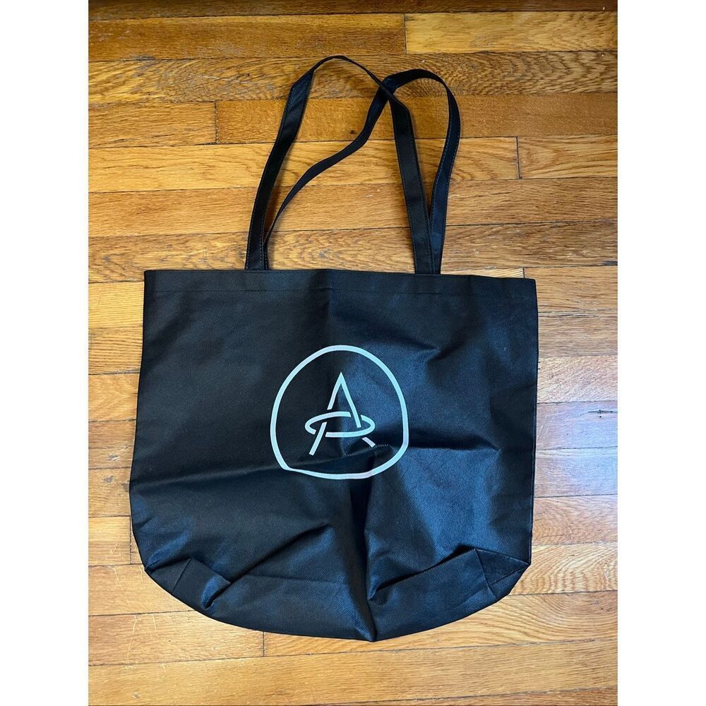 Aether Black Logo Tote Bag Reusable Shopping